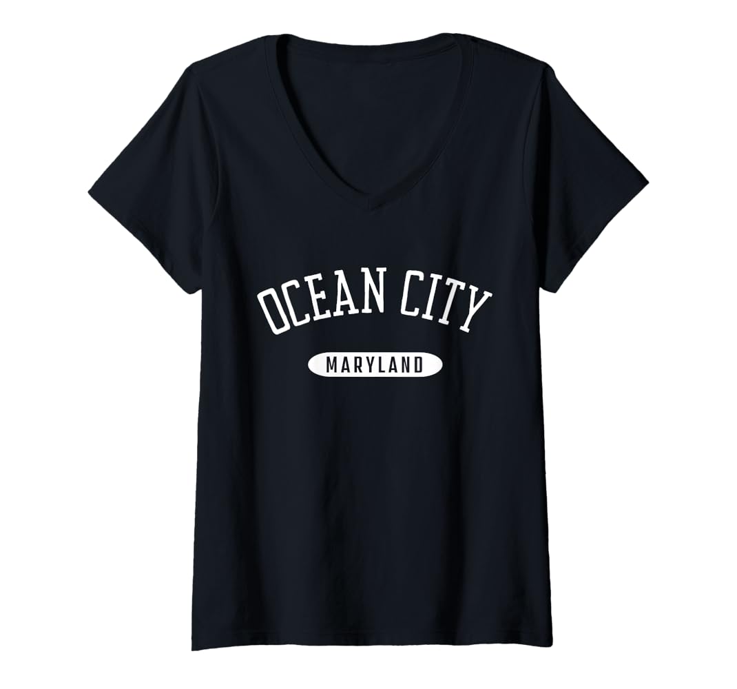 Amazon.com: Womens Ocean City MD Shirt Classic Style Ocean